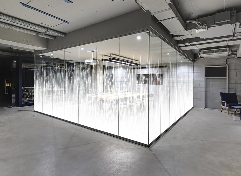 Our Gradient Window Films are Perfect for Demountable Office Walls