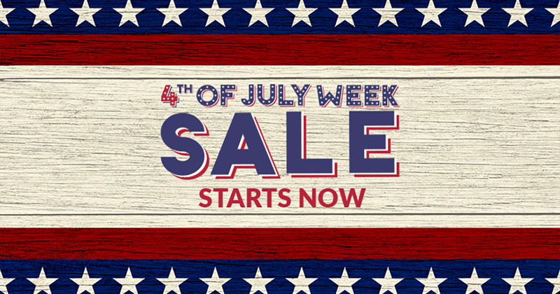 Don’t Miss out on 4th of July Savings Week!