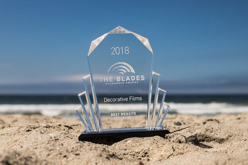 Decorative Films Wins Blade Award for Best Website Feature