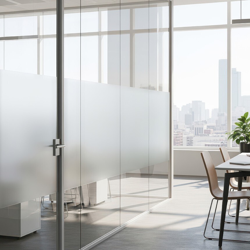 Decorative window film installation